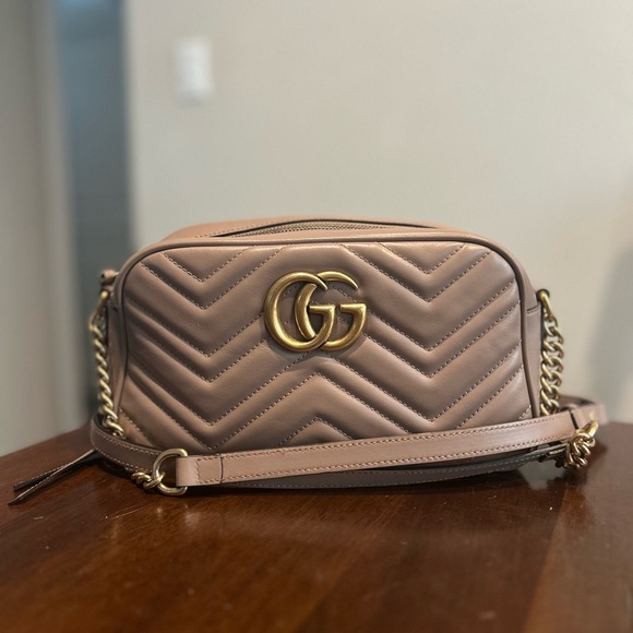 Gucci Double G Marmont Small Crossbody Bag - Picture 1 of 12